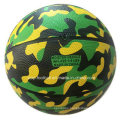 Camouflage Design Rubber Material Basketball Size 7